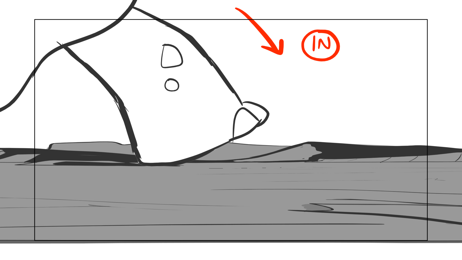 Venom Wars — Escena 2, panel 1, storyboard by Melissa Ballesteros